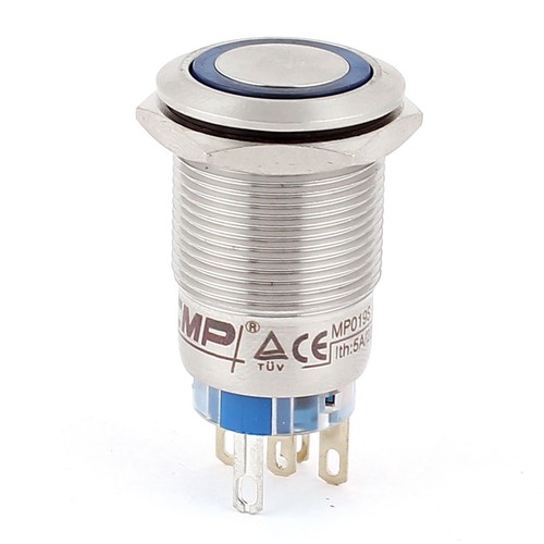 220v led blu 19mm - blu,