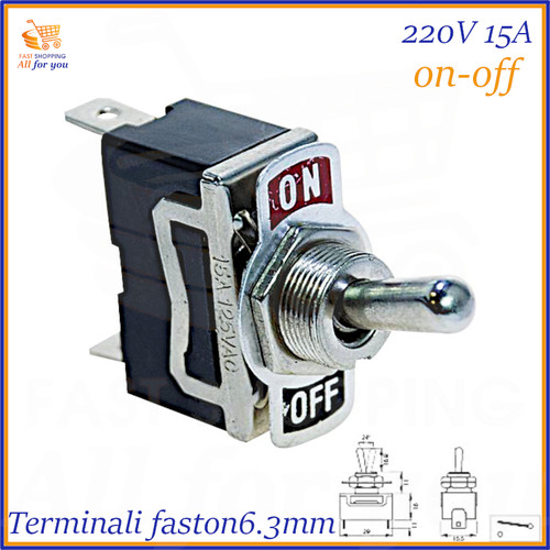 Interruttore levetta off - interruttore,