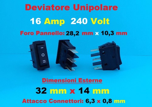 Interruttore bilanciere 220v - a,