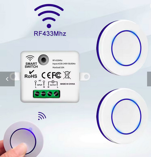 Interruttore luce wireless - interruttore,