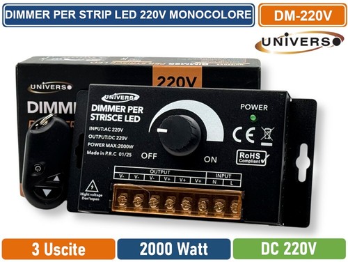 Dimmer interruttore uscite - dimmer,