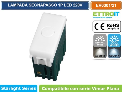 Segnapasso led modulo 220v - led,