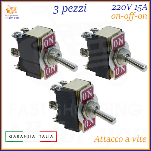Interruttore doppio deviatore